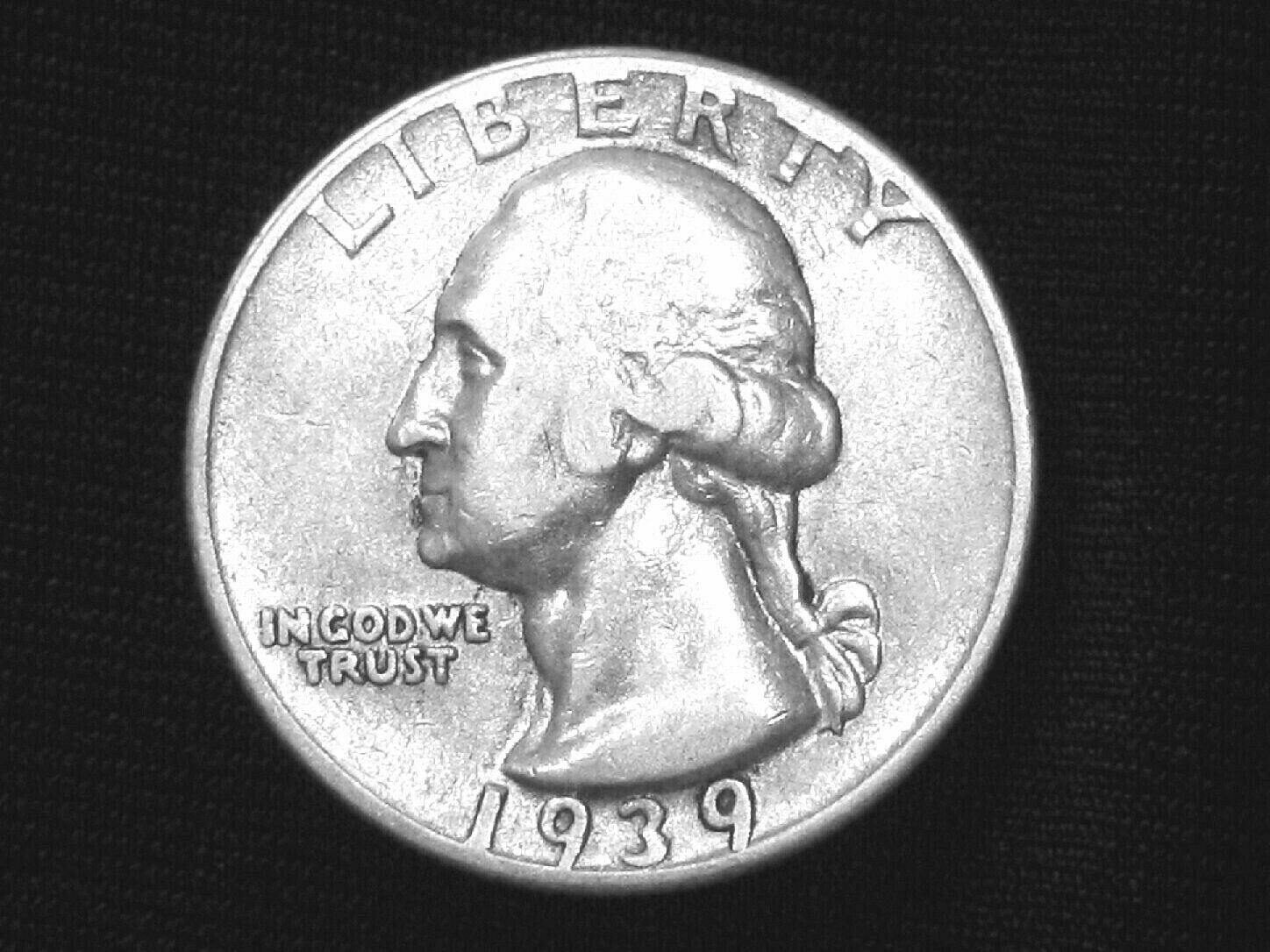 1939-D Washington Quarter -- Extra Fine