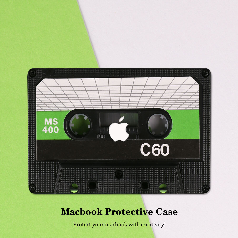 Creative Audio Cassette Tape Case For Macbook M2 Pro 14 16 15 Air 13 12 11 inch