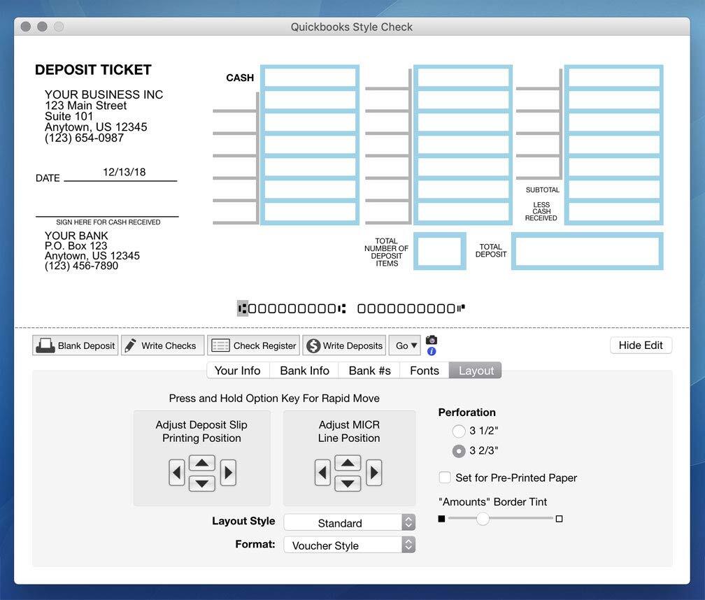 - Windows & Mac Check Printing Software
