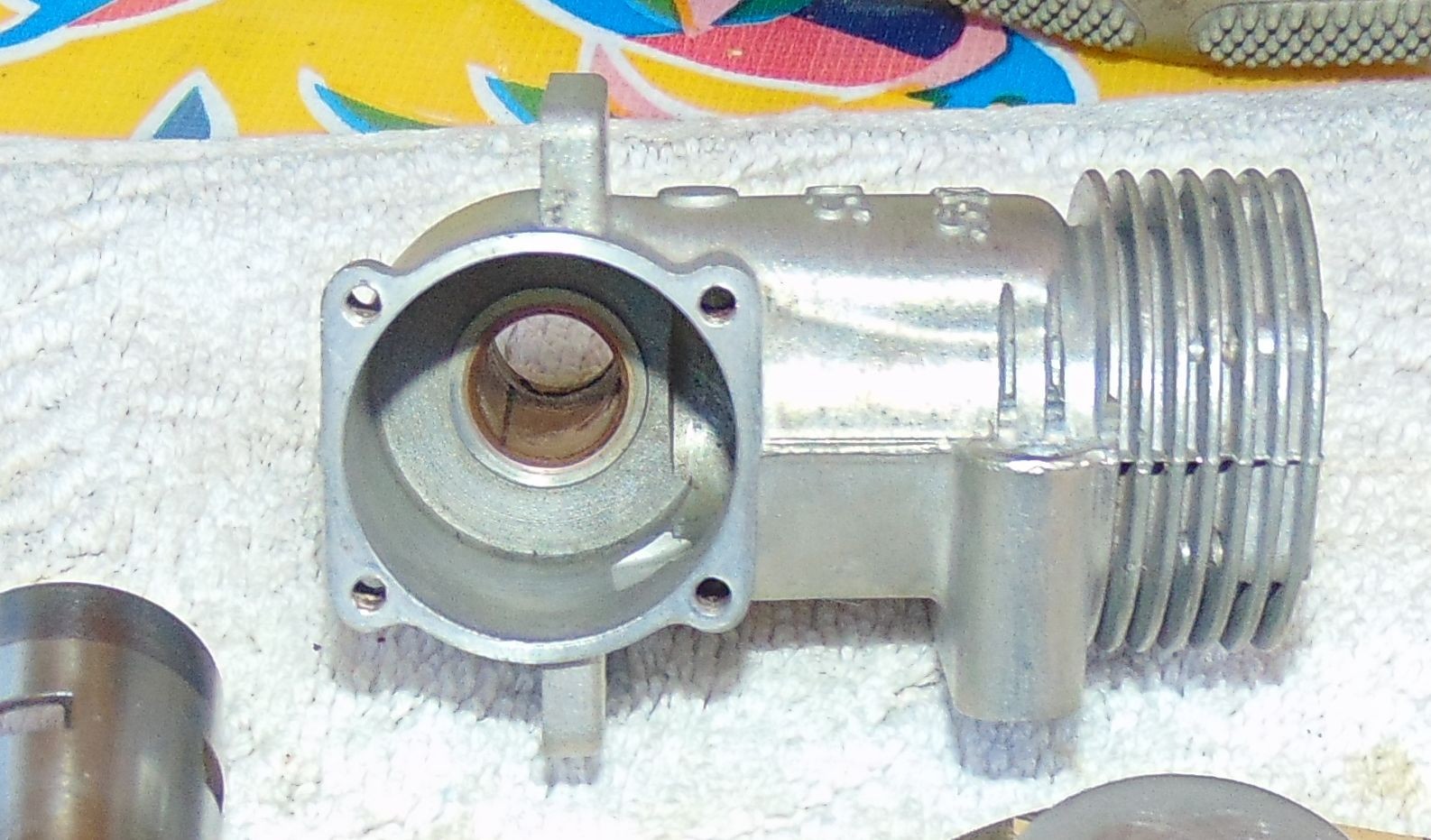 OS Max 35 CL Stunt Model Airplane Engine, cleaned with box .