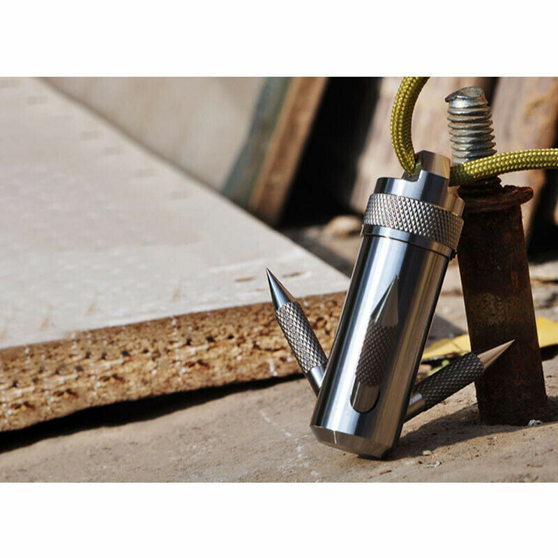 Throw Out Grappling Hook Capsule Waterproof Container Anchor Outdoor EDC Gift