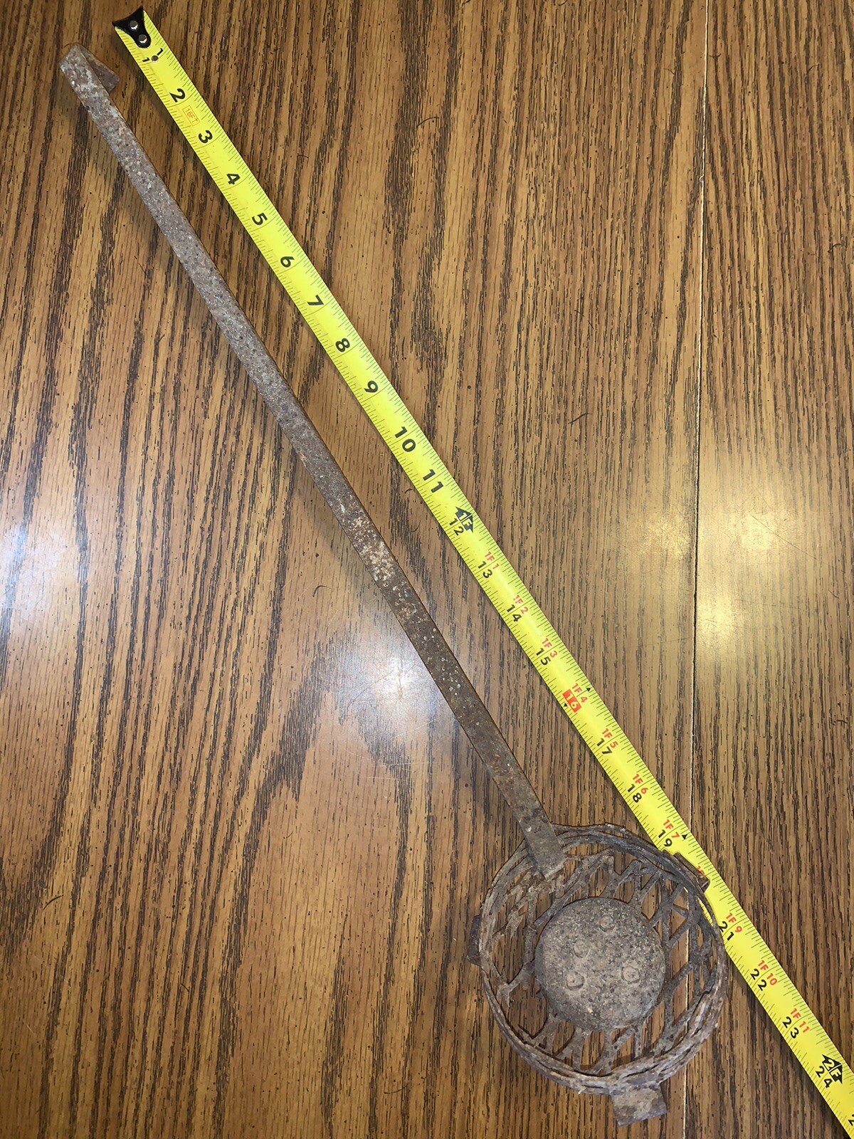 Vintage Blacksmith Tool-Metal Smelting Ladle Skimmer Odd Piece What Is It?