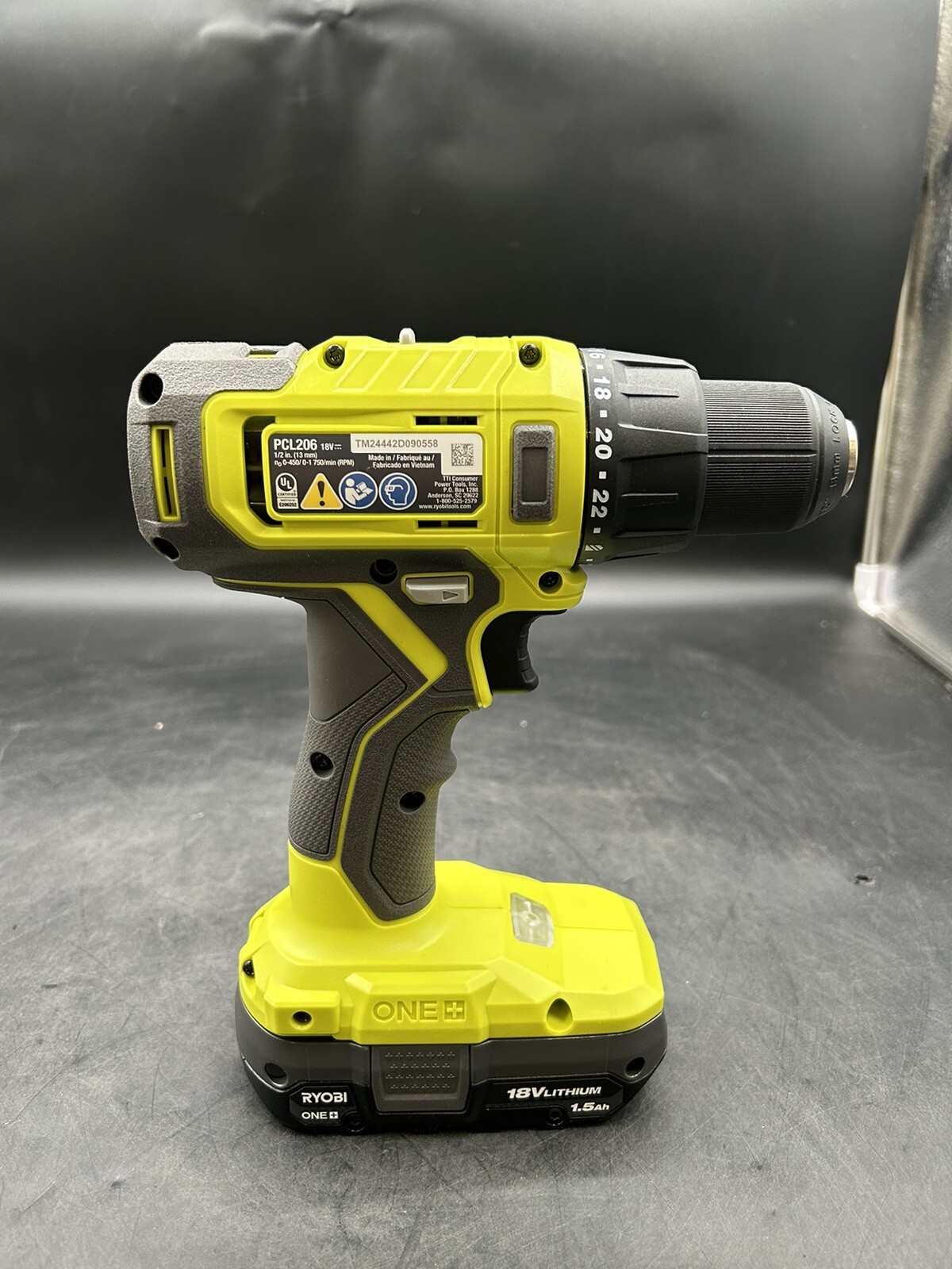 RYOBI 18V Cordless 1/2 in. Drill/Driver Kit PCL206K2