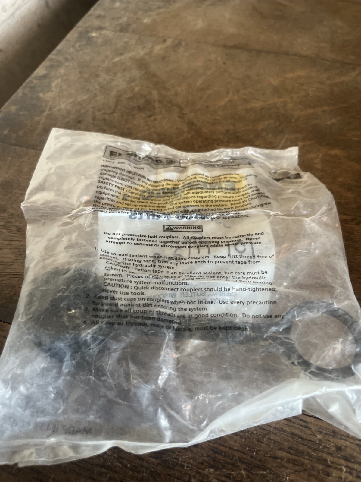NOS ENERPAC CD411M DUST CAP
