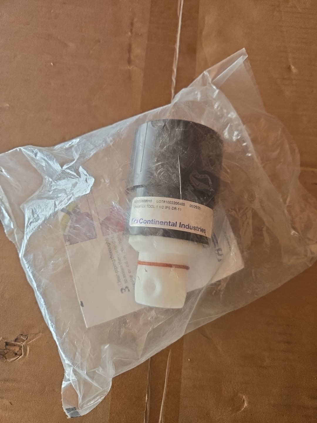 Continental Industries 1 1/2" Chamfer Tool IPS DR-11 New