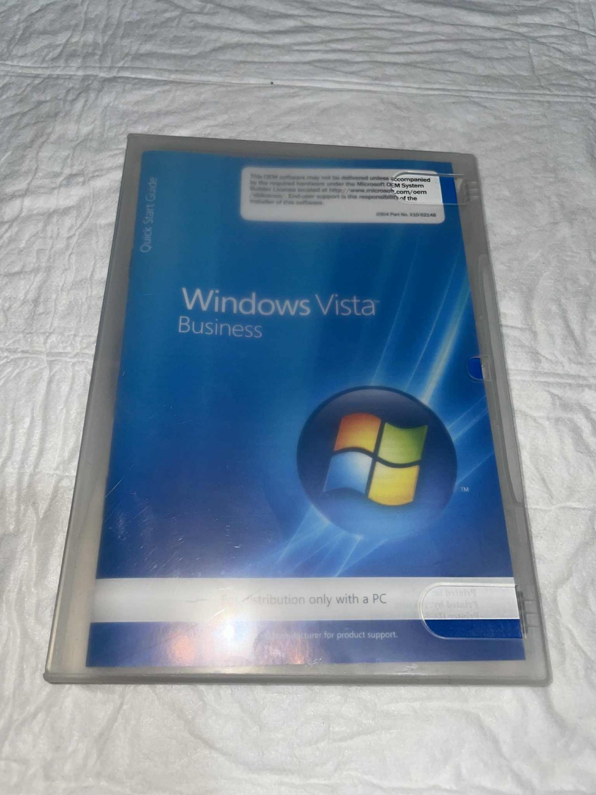 Windows Vista Business 32 bit Full Version w/ Product Key ( Read Description)
