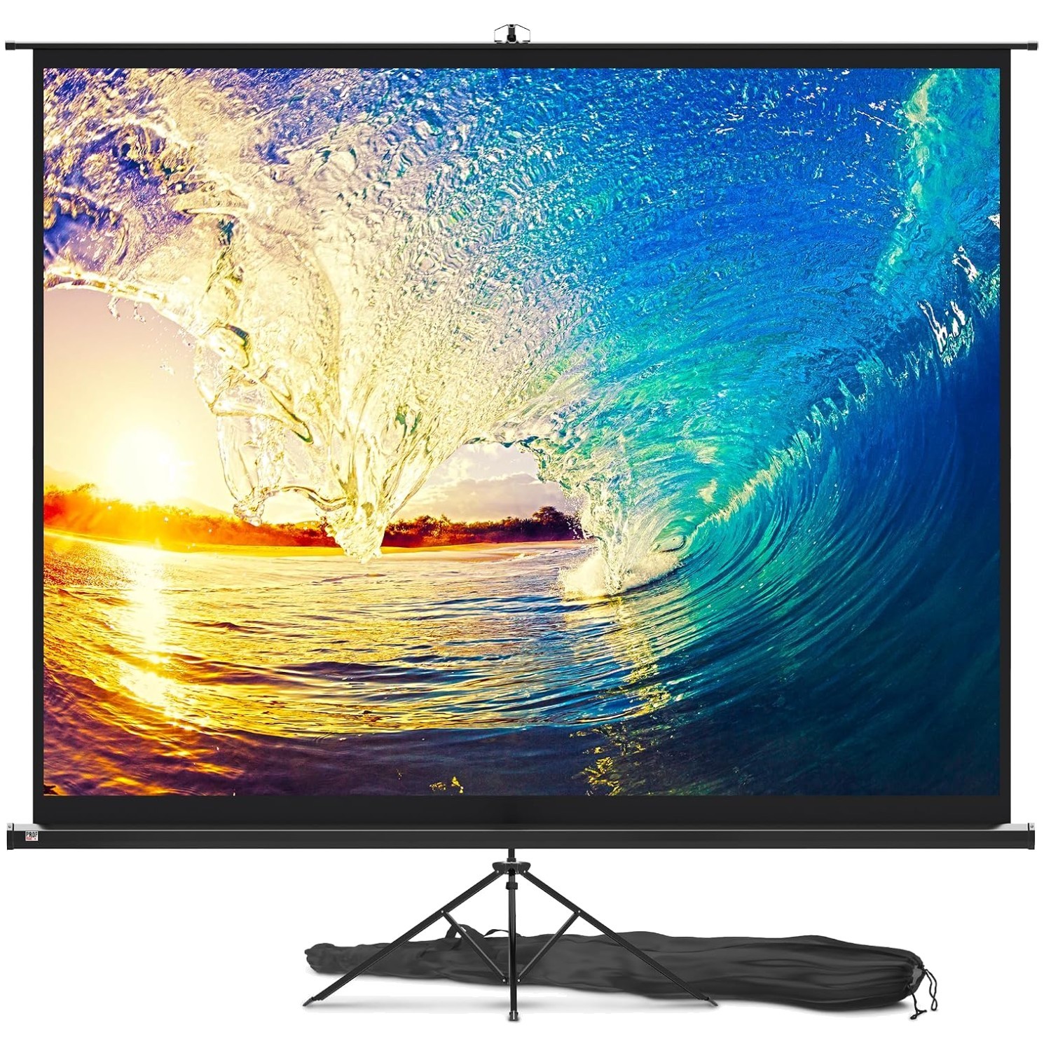 Portable 120" Projector Screen - Indoor Outdoor Movie Screen
