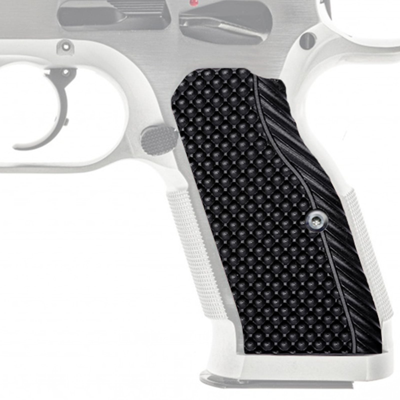 Guuun G10 Grip for Tanfoglio Small Frame, Custom Tactical Medium, Black