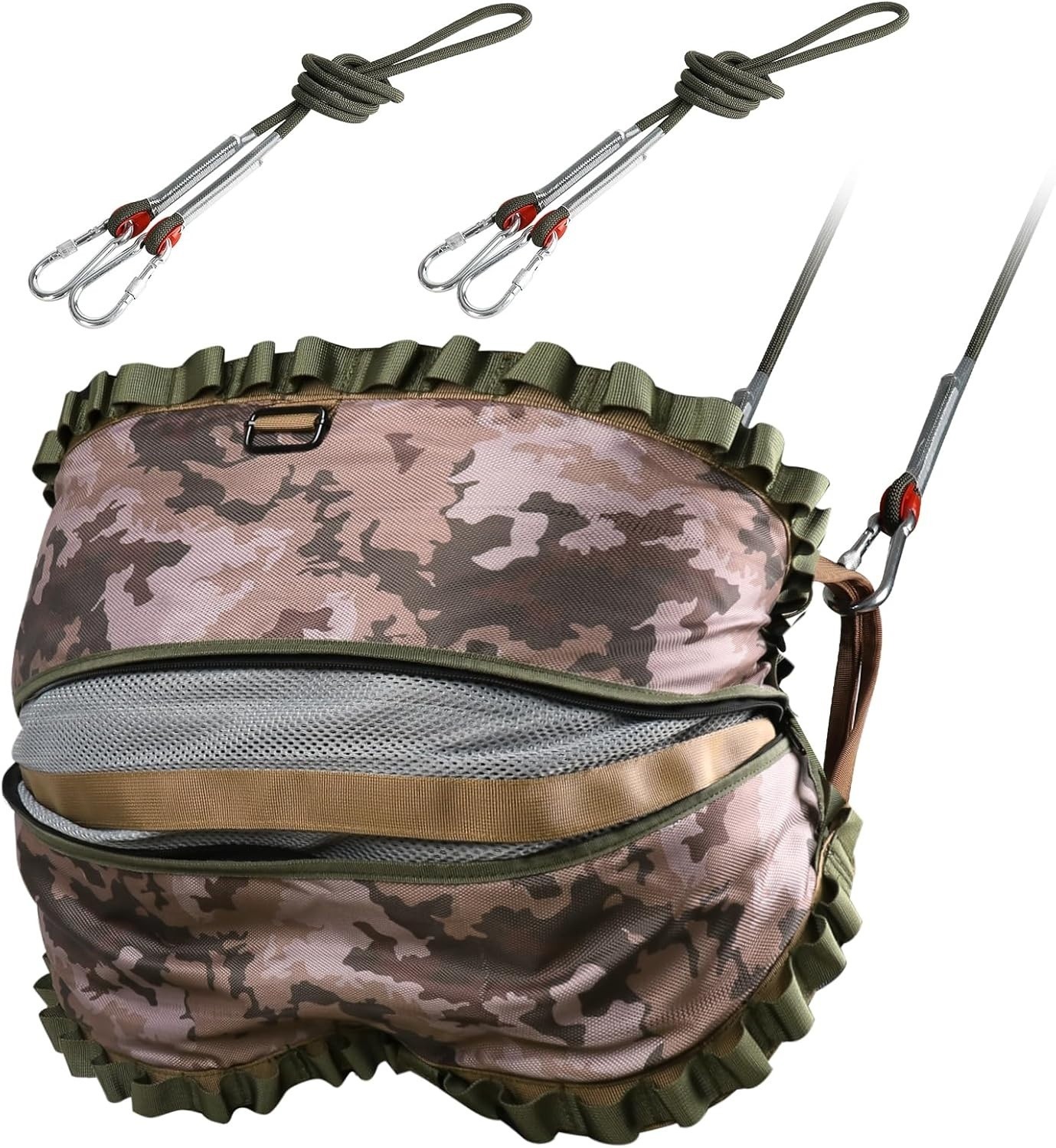 Hunting Saddle Hunting, Tree Saddle Kit, Hammock Lightweight, Camo Adjustable