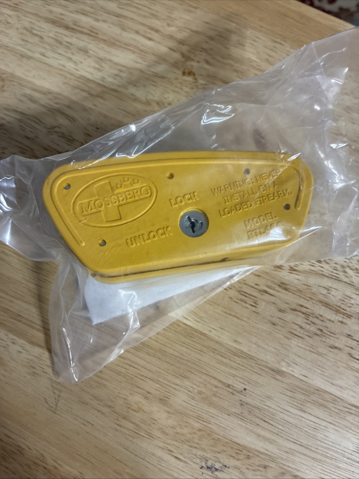 Mossberg Regal Model RTL464 Lever Trigger Lock Yellow Pump Lever Action .22