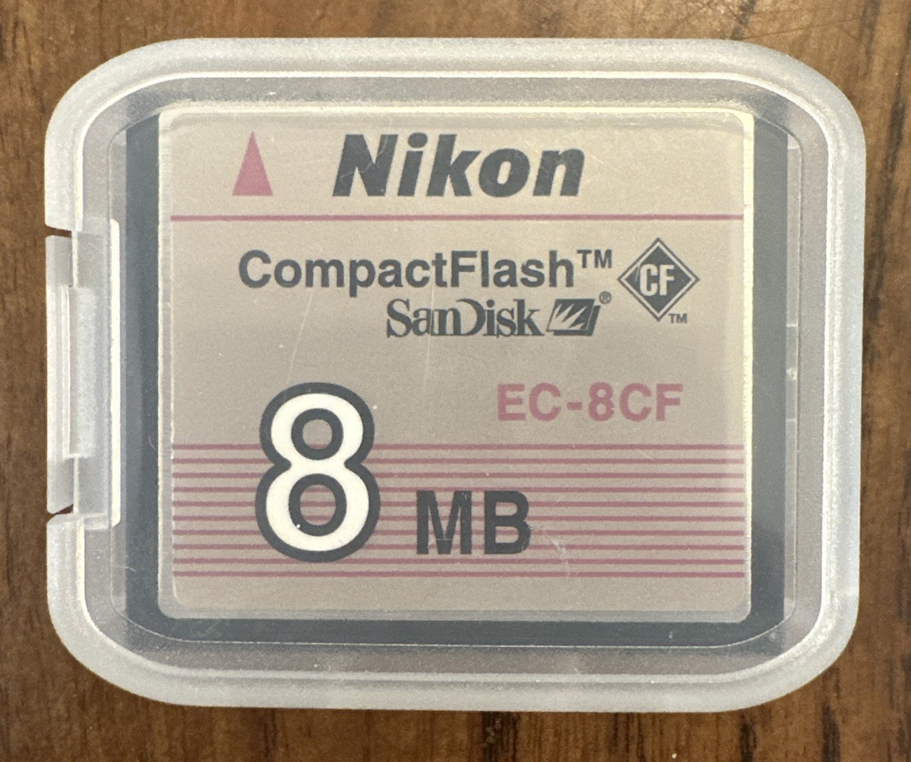 OEM NIKON 8MB Compact Flash Card EC-8CF CF in Jewel Case - VINTAGE