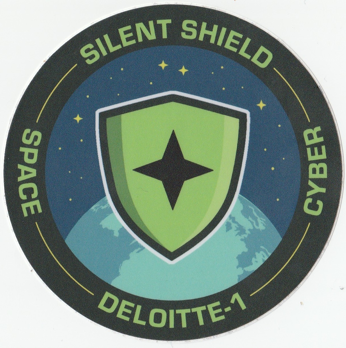 Deloitte-1 Silent Shield Space Cyber sticker decal FREE SHIPPING