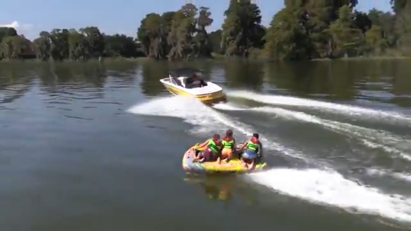 Wow Macho Combo 3P Towable Deck Tube Raft