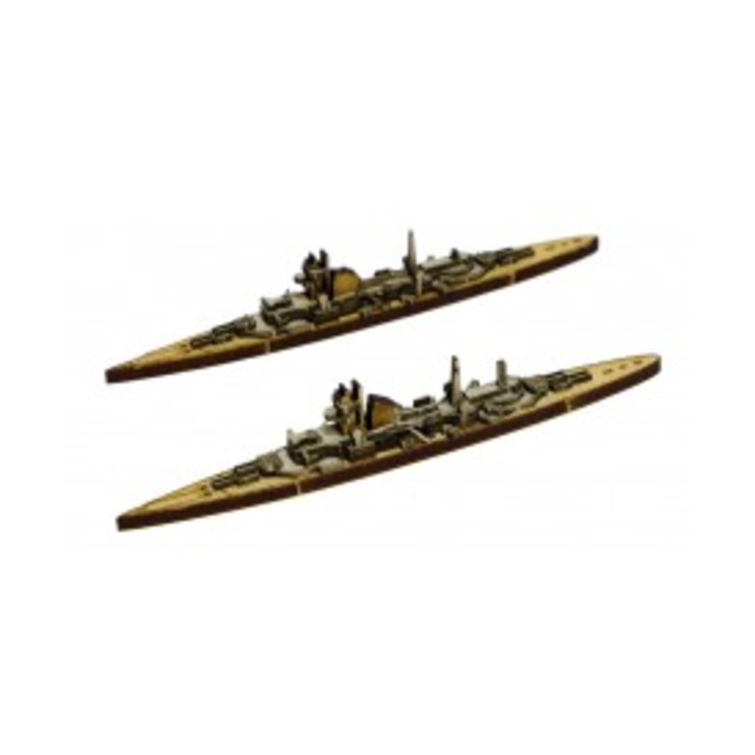 4Ground Admiral German Navy - Prinz Eugen & Blucher (Heavy Cruisers) Pack New