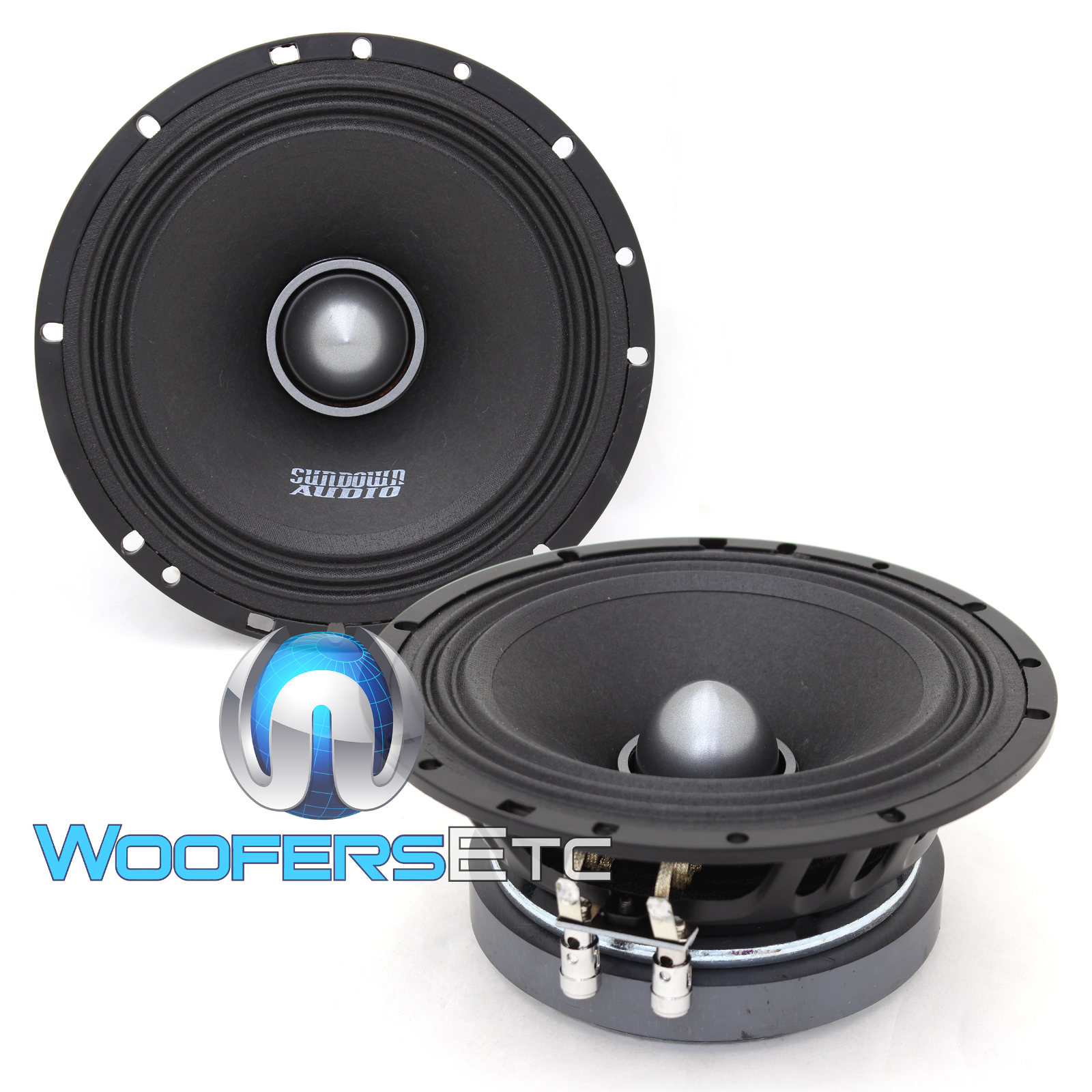 2 SUNDOWN AUDIO LCMR-6.5 PRO AUDIO 6.5" 100W RMS 4-OHM MIDRANGE SPEAKERS NEW
