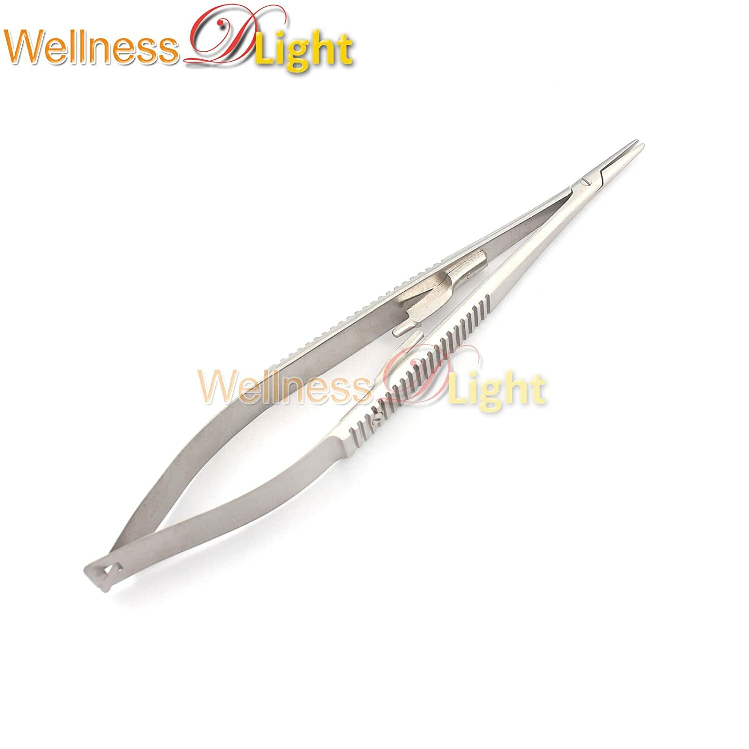 5.5" Castroviejo Straight Needle Holder with Smooth Jaw and Lock