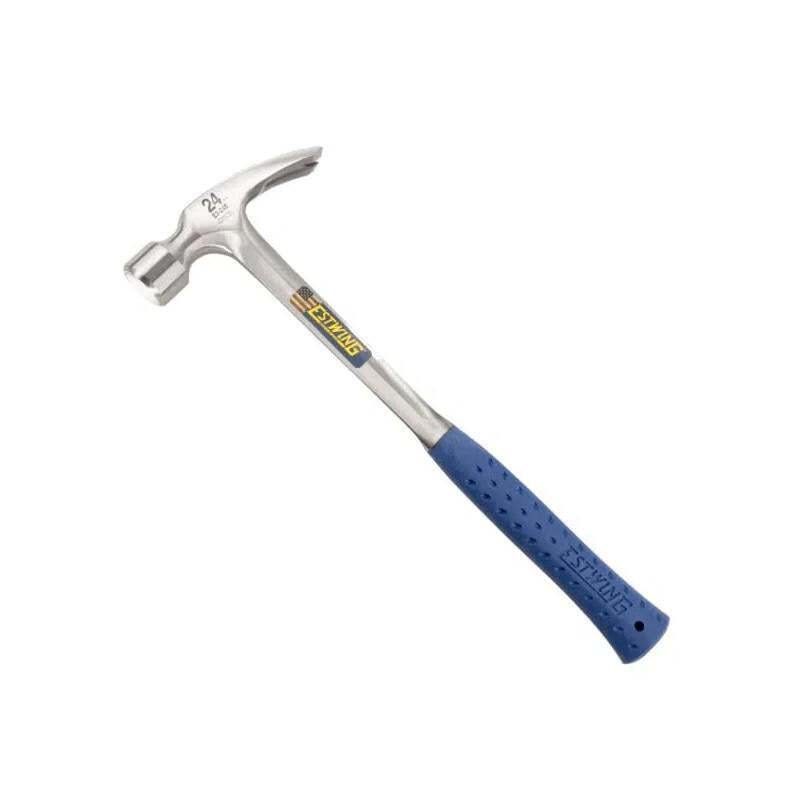 Estwing E3-22SR 22 Oz Framing Hammer W/ Milled Face , Blue Grip