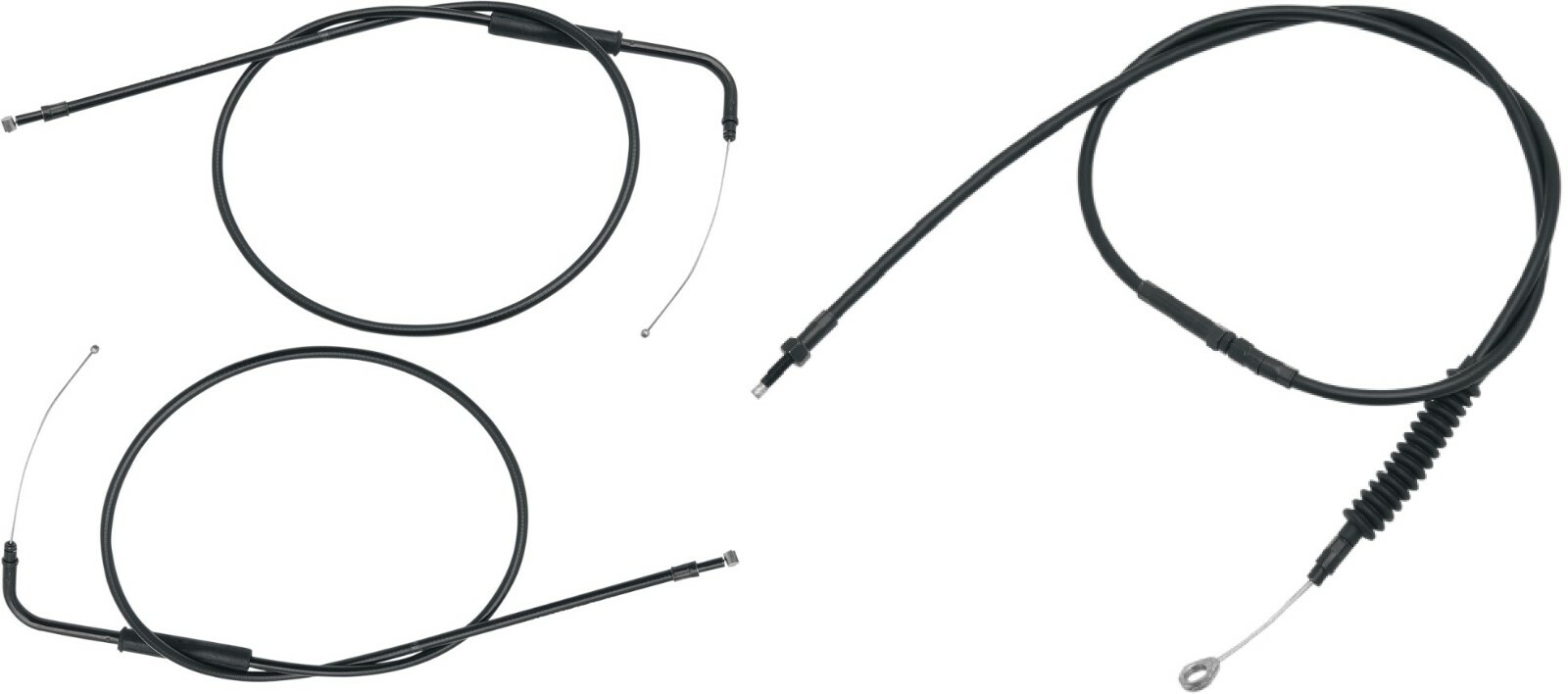 THROTTLE/CLUTCH CABLE KIT HARLEY SOFTAIL FAT BOY HERITAGE SPRINGER DELUXE 96-06