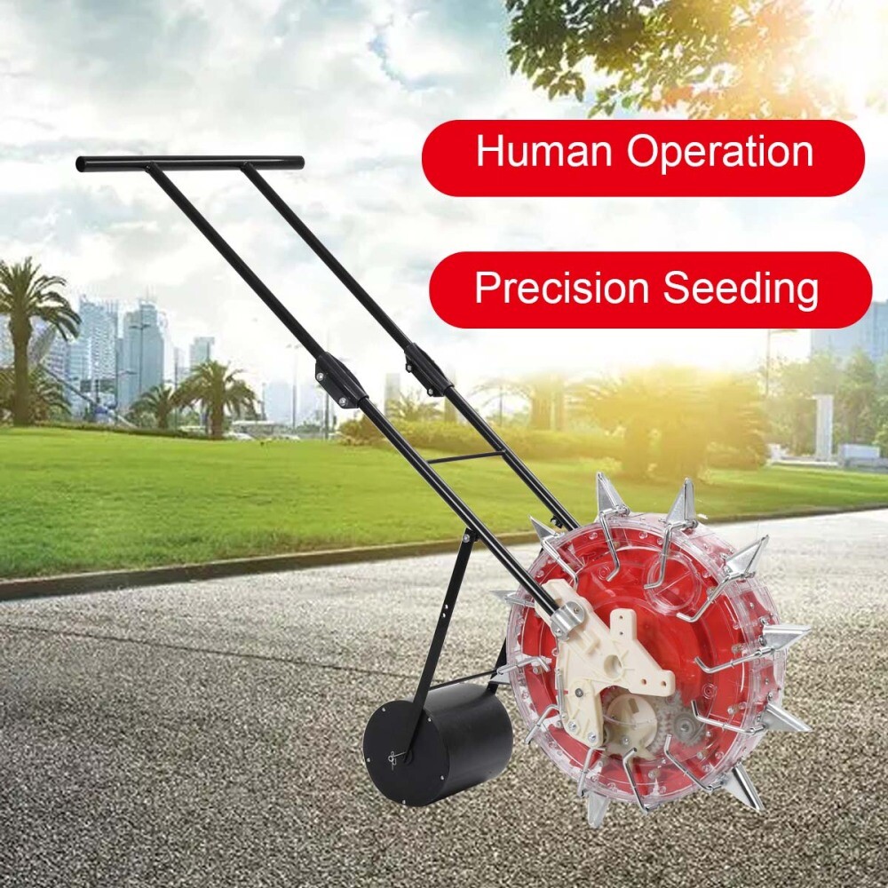 Hand Push Roller Soy Corn Carousel Precision Seeding Tool Manual Seeder Machine