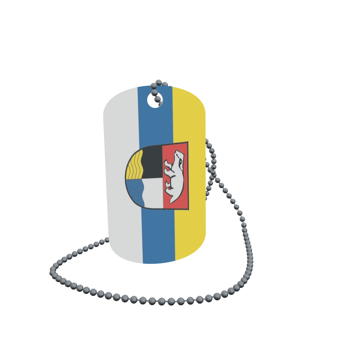 Dog Tag Flag Rohrenfels Dog Tag Aluminium 30 x 50mm