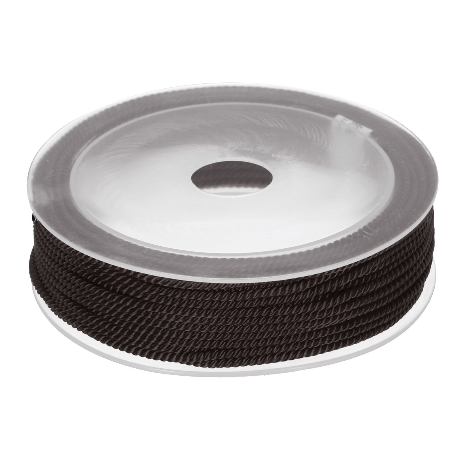 Trim Cord Rope 2mm Nylon Twisted Braid Trim Rope 0.08" 14 Yards Coffee