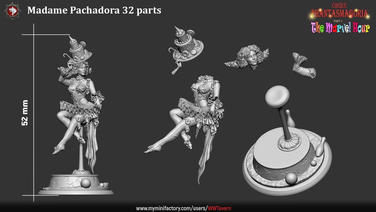 Madame Pachadora - Resin Tabletop Miniature