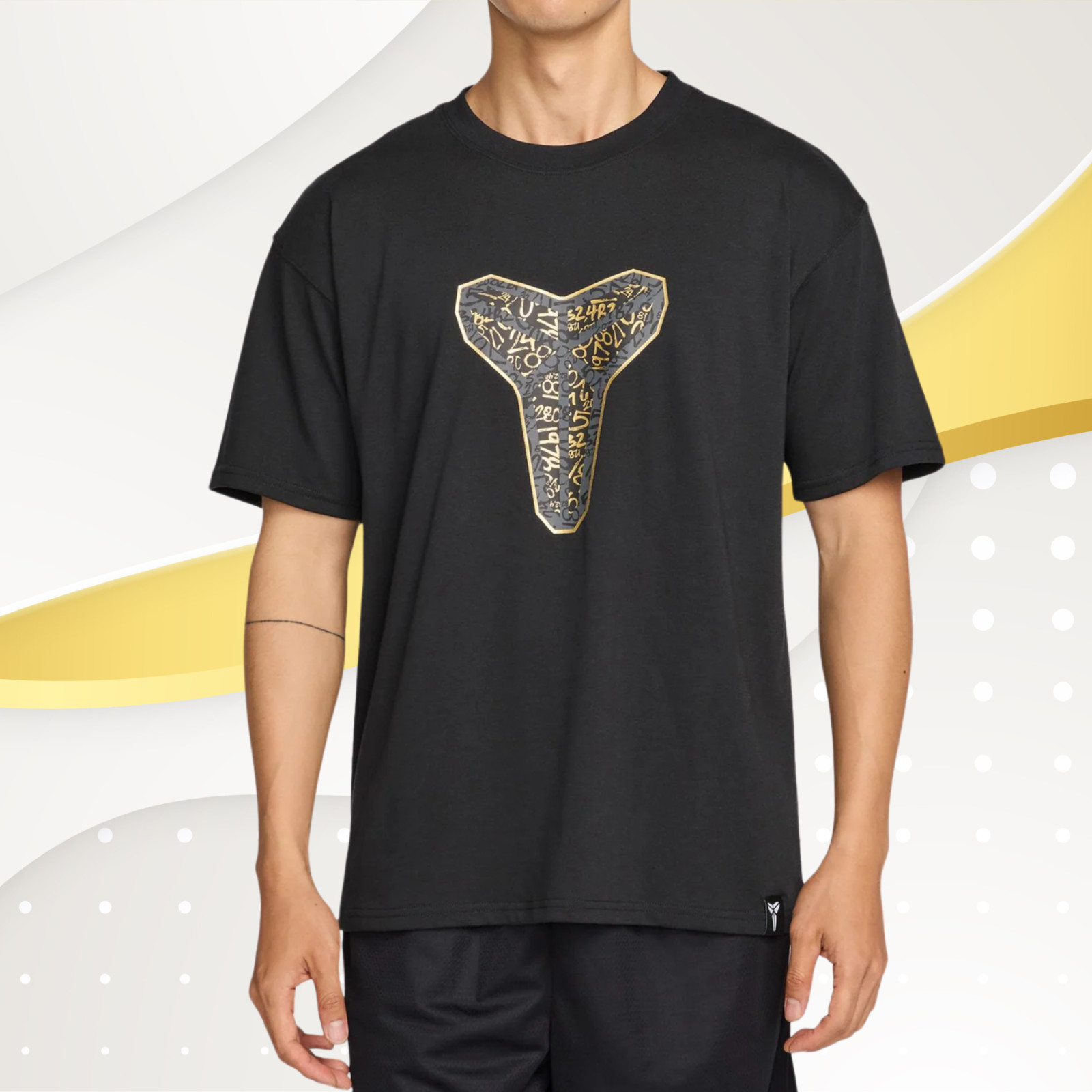 Kobe Mamba Day Shirt Nike Dri-FIT Max 90 Black T-Shirt IH2428-010 Men's Size S