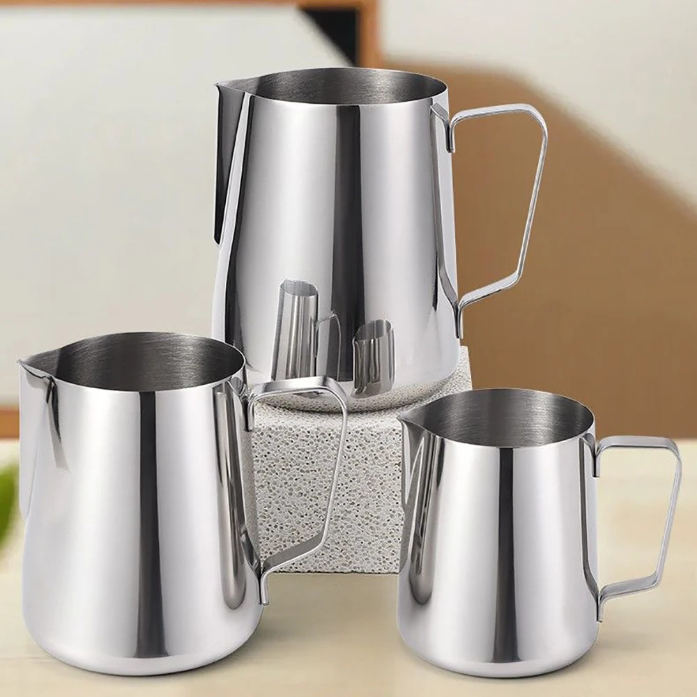 Stainless steel coffee latte cup,milk tank, milk foam tank,coffee latte utensils