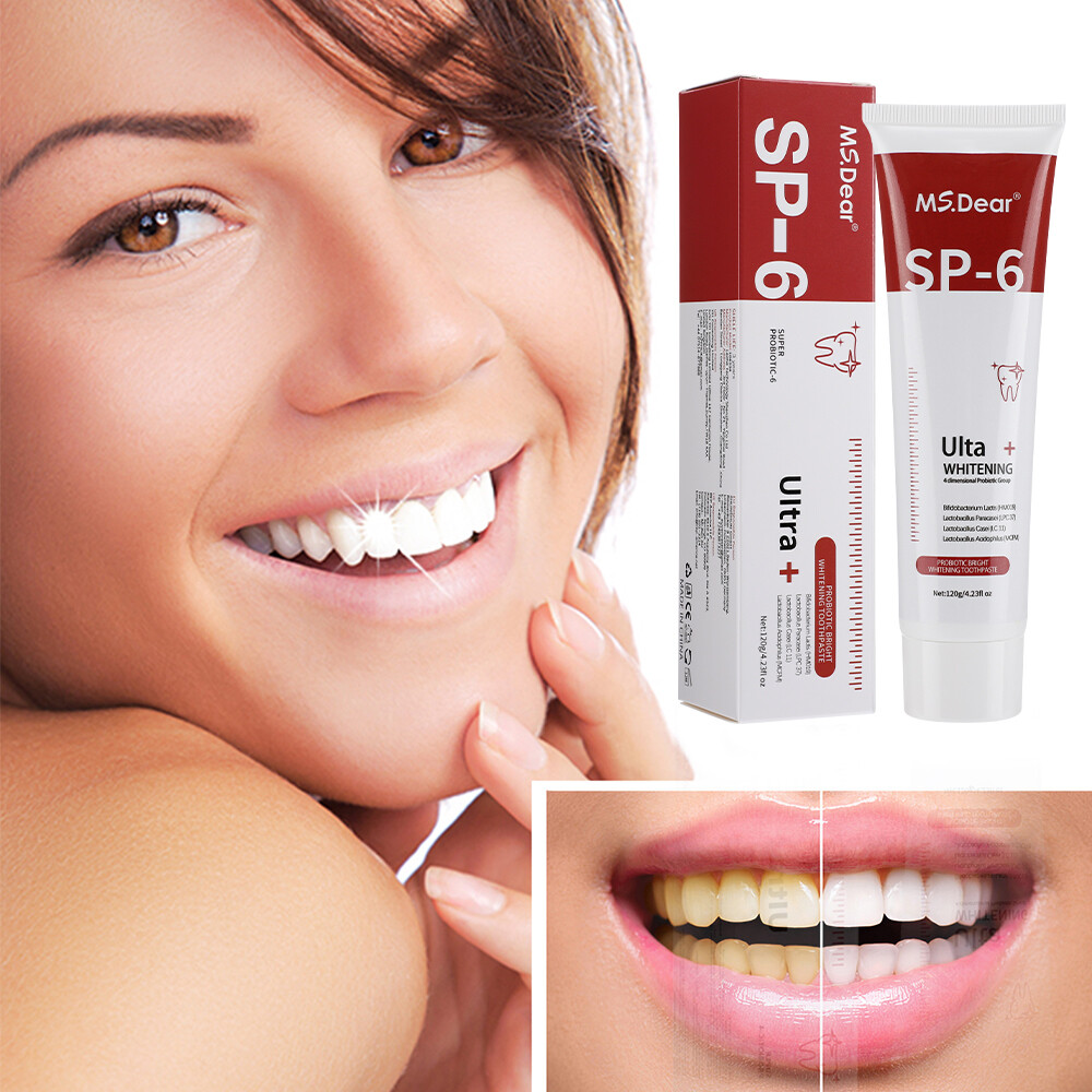 Sp-6 Probiotics Whitening Toothpaste Brightening & Breath Removing Toothpaste US