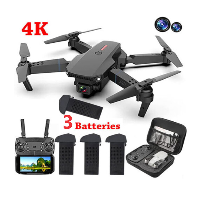 2022 New Rc Drone 4k HD Wide Angle Camera WiFi Fpv Drone Dual Camera Quadcopter