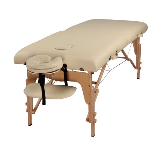 Heaven Massage Extra Wide 3" Portable Folding Massage Table Comfort Series w/Car