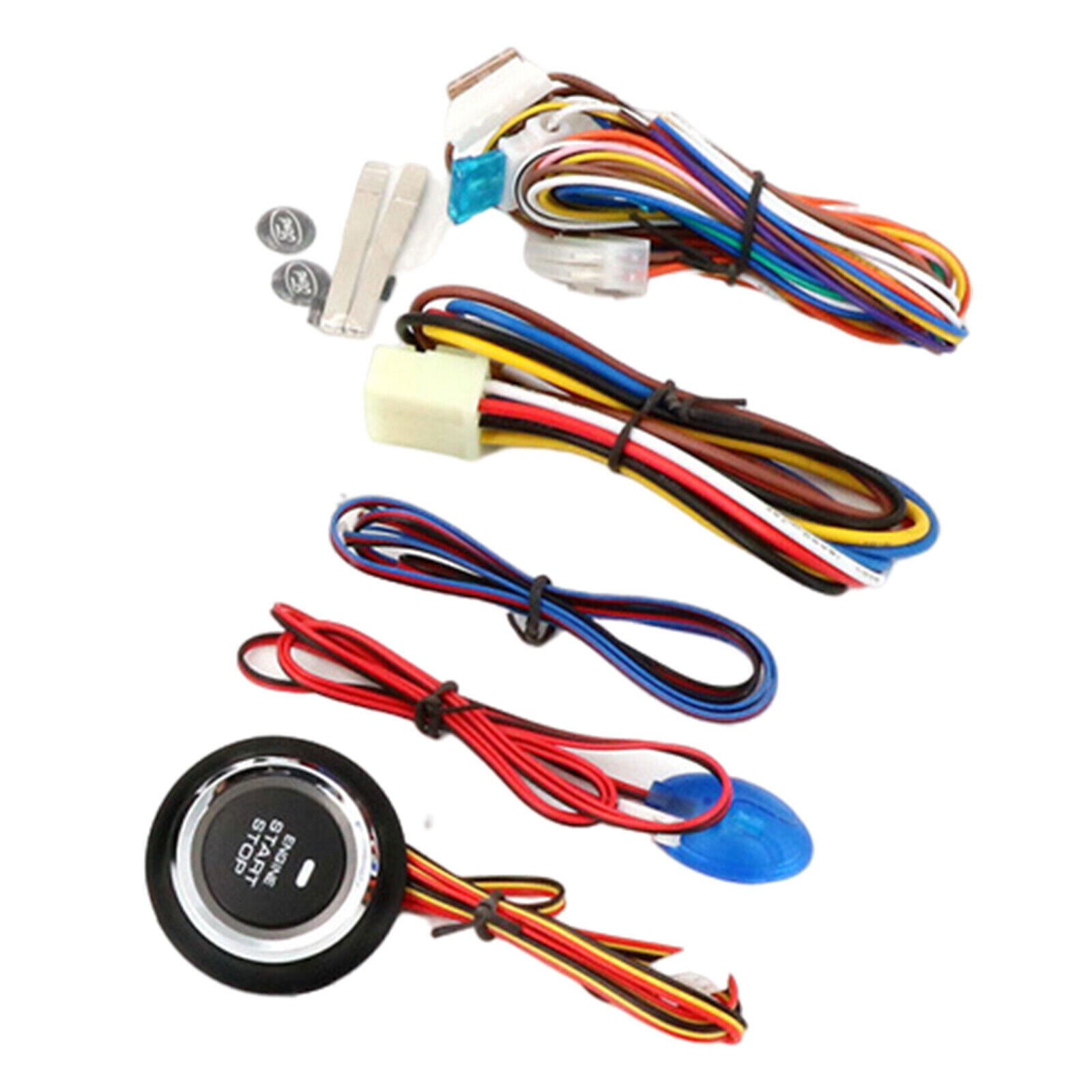 Car Keyless Entry Engine Start Security Alarm Push Button Remote Starter StopSLB