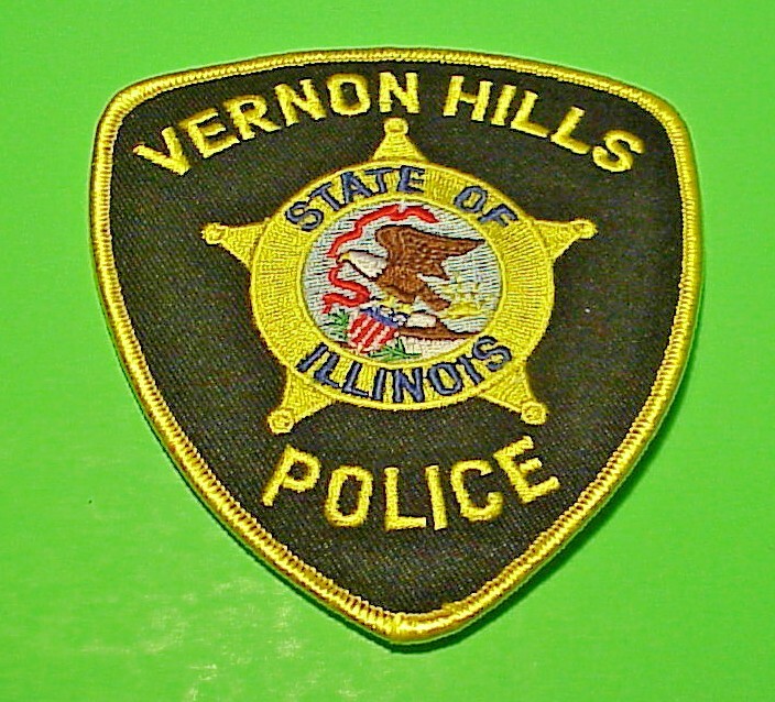 VERNON HILLS  ILLINOIS  IL  4 1/4" POLICE PATCH  FREE SHIPPING!!!