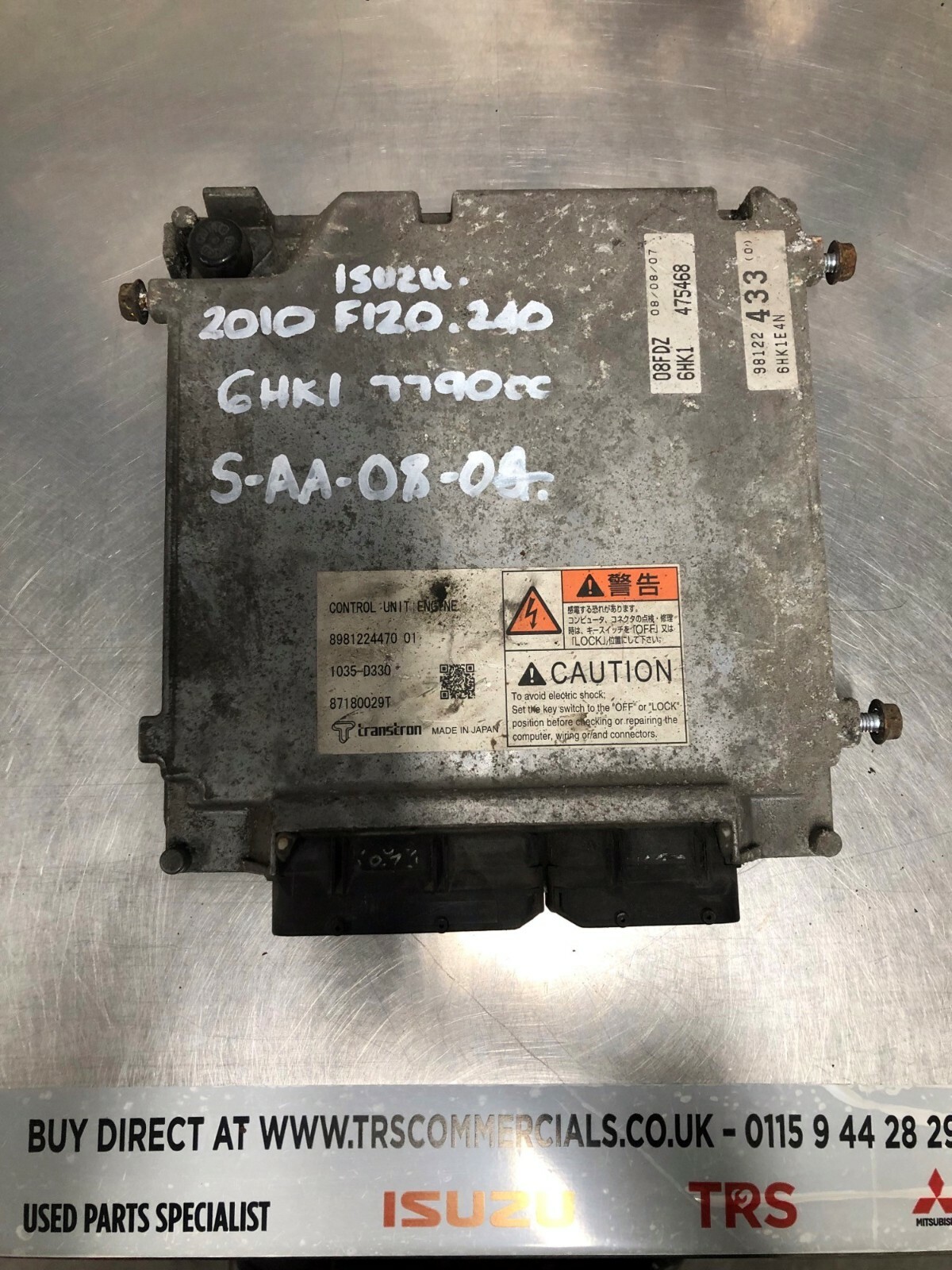 Used Isuzu F120.240 6HK1 Engine Control Unit 8981224470(1)