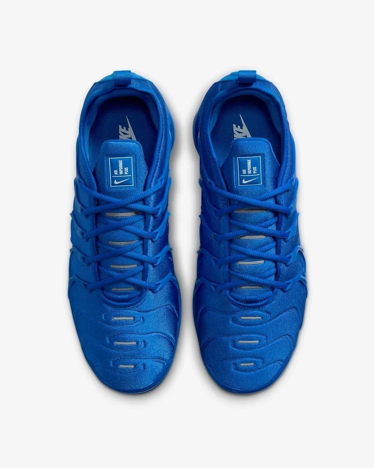NEW Nike Air VaporMax TN Plus Triple Blue Air Cushion Men's Sports Shoes