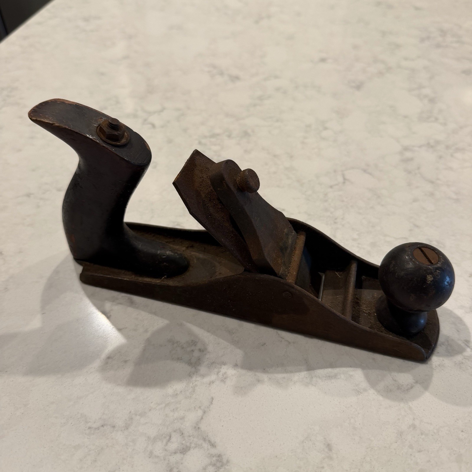 Antique Vintage Smoothing Jack Plane Woodworking Tool Iron