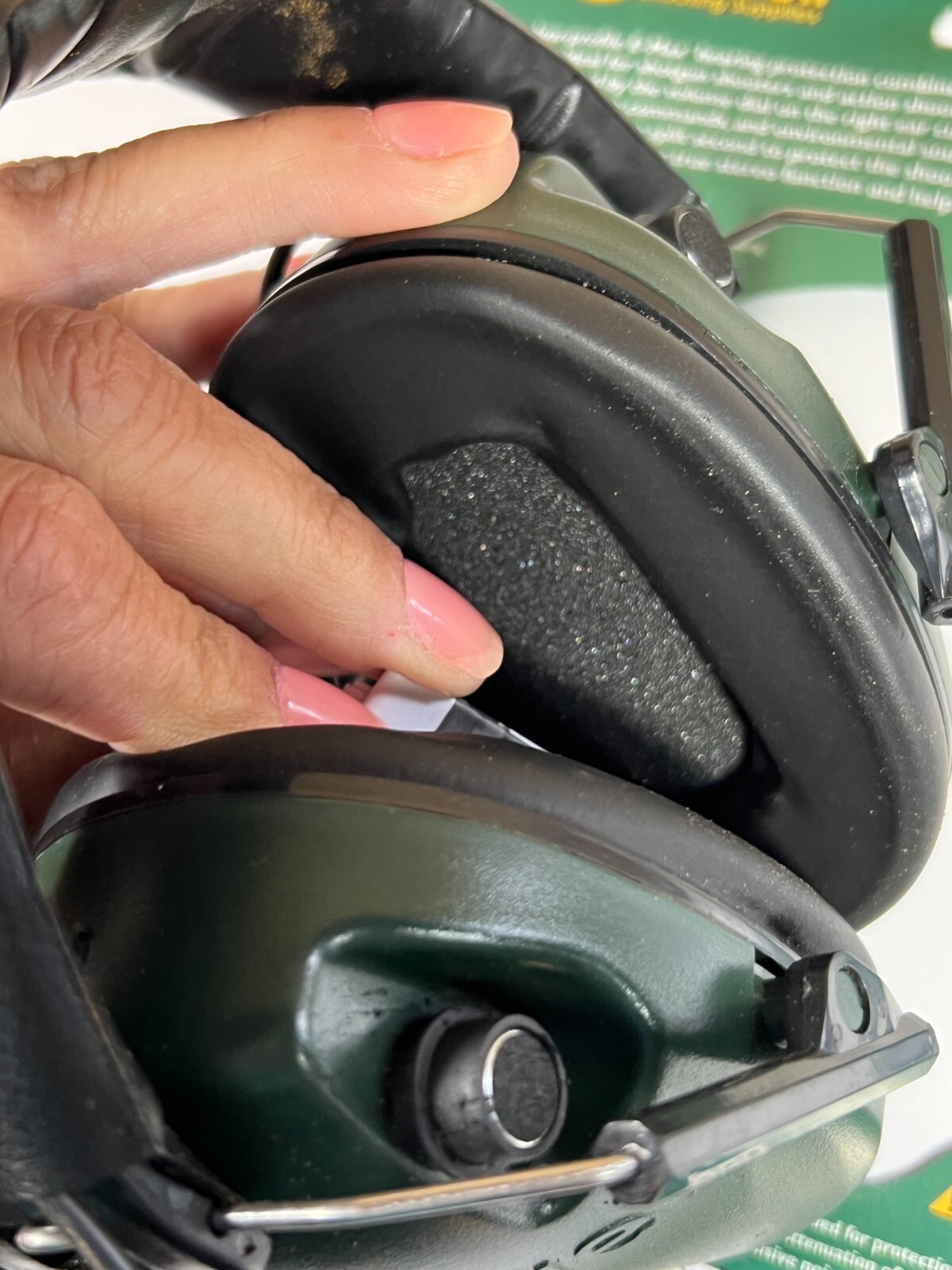 Caldwell E-MAX Low Profile Electronic Hearing Protection Green/Black 487-557