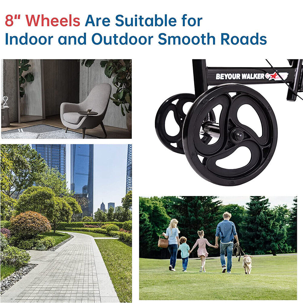 Beyour Walker Deluxe Knee Walker Scooter Medical Aid Wheelchair Foot Injuries