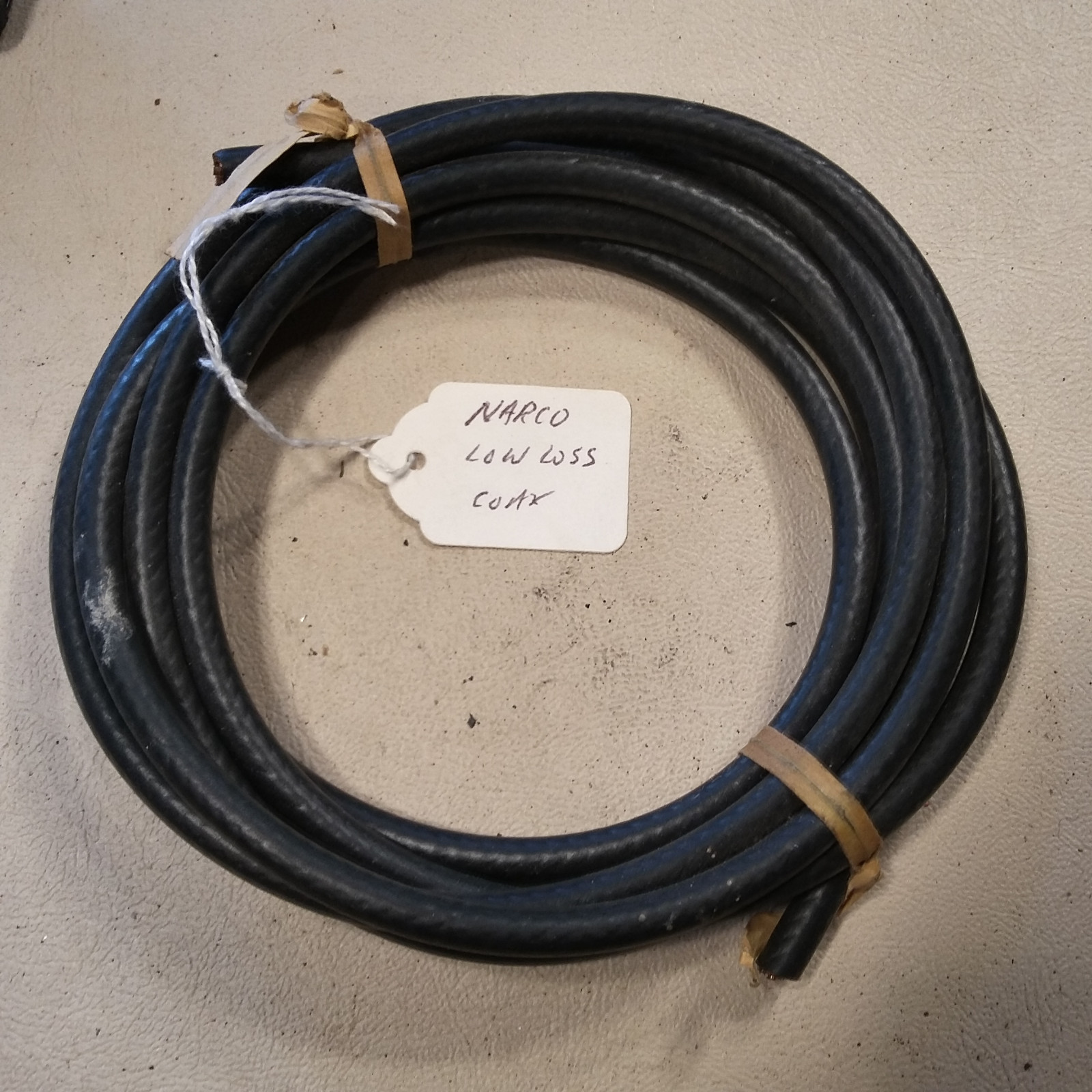 8'  Low Loss UHF Coax, NOS