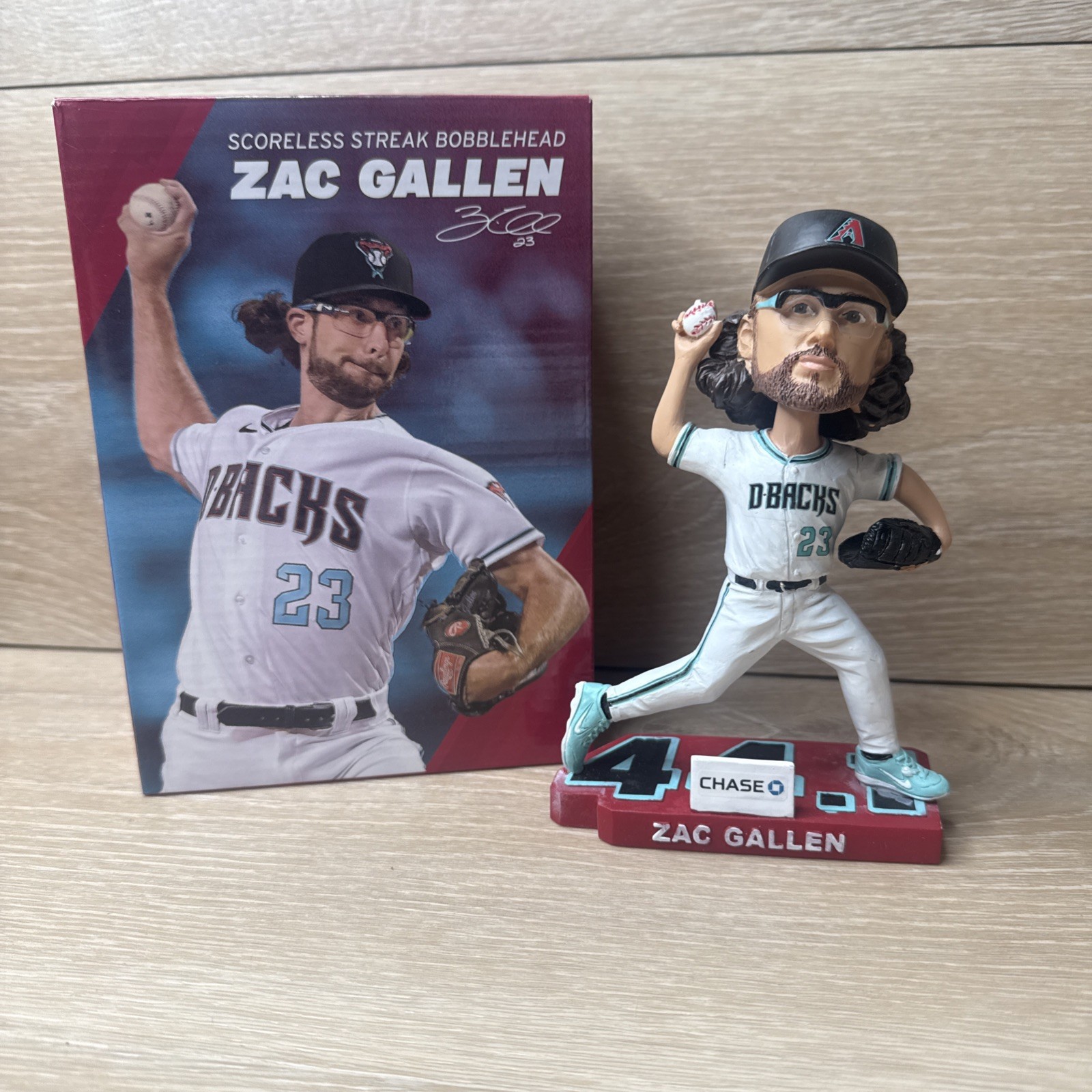 DIAMONDBACKS ZAC GALLEN SCORELESS STREAK BOBBLEHEAD 2023