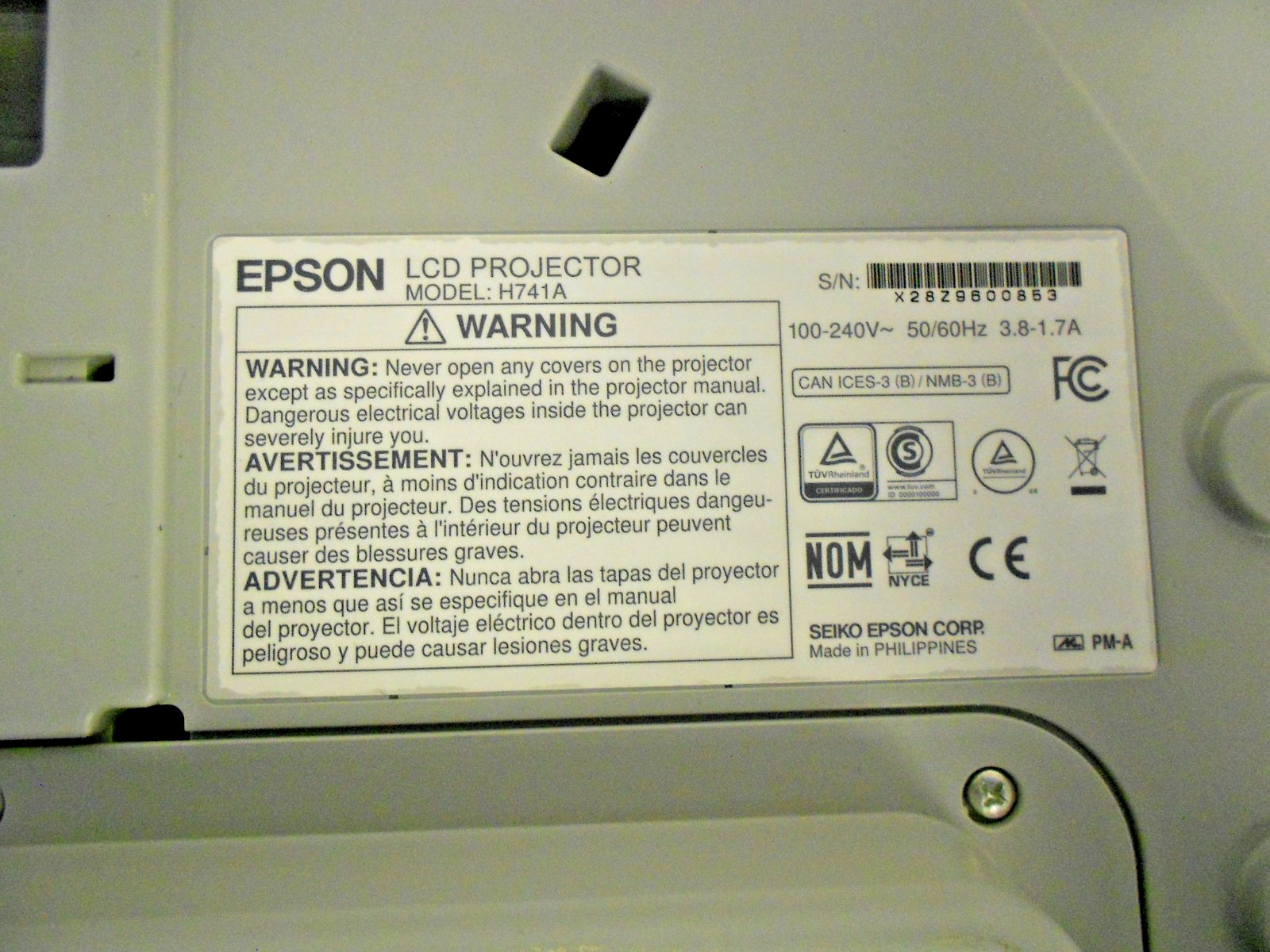 EPSON Brightlink 685WI SHORT THROW Interactive Projector 2-3K HOURS BUNDLE
