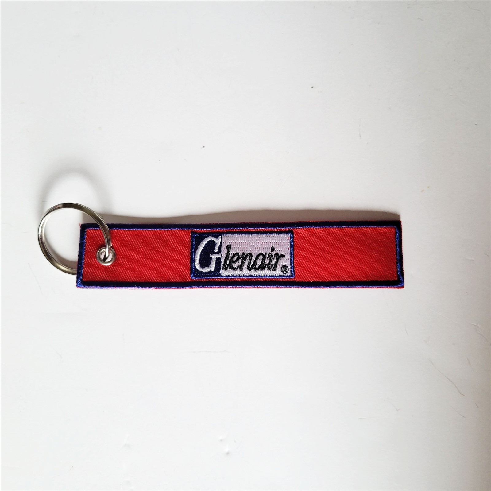 Glenair Connect Before Flight Red Flight Tag Keychain Military