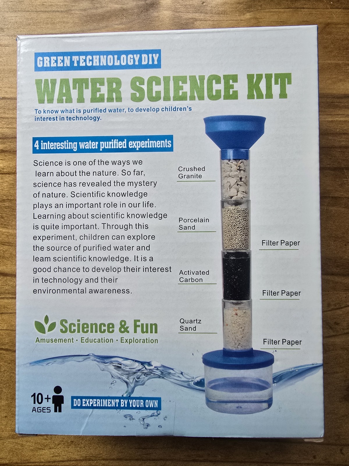 Water Filtration Clean Water DIY Water Science Kit The Water Cycle