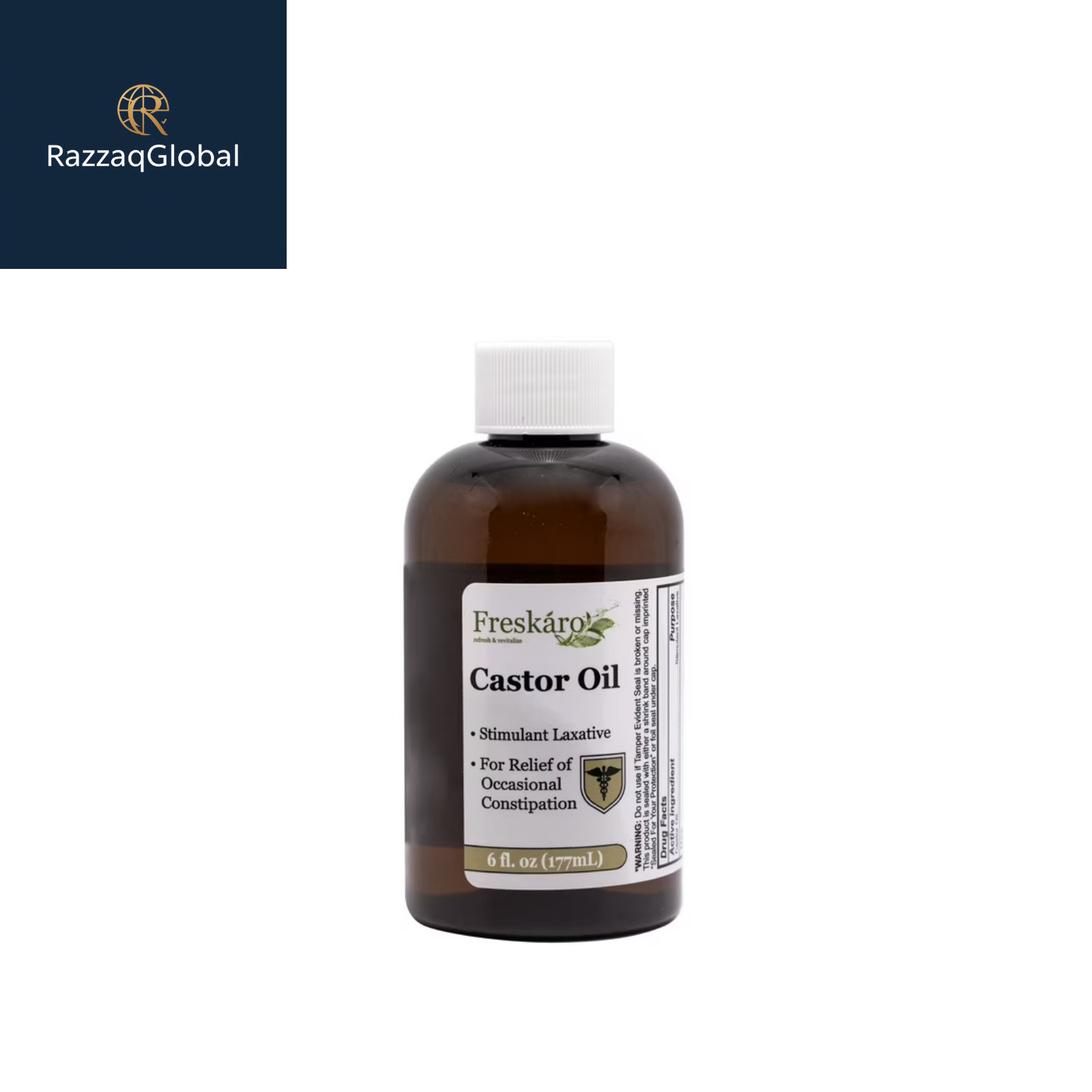 Freskaro Castor Oil Stimulant Laxative 6fl oz