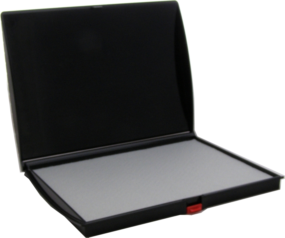 Large Felt Stamp Pad, 5" x 7", Dry (No Ink), Shiny Brand, Sharp Clear Impression