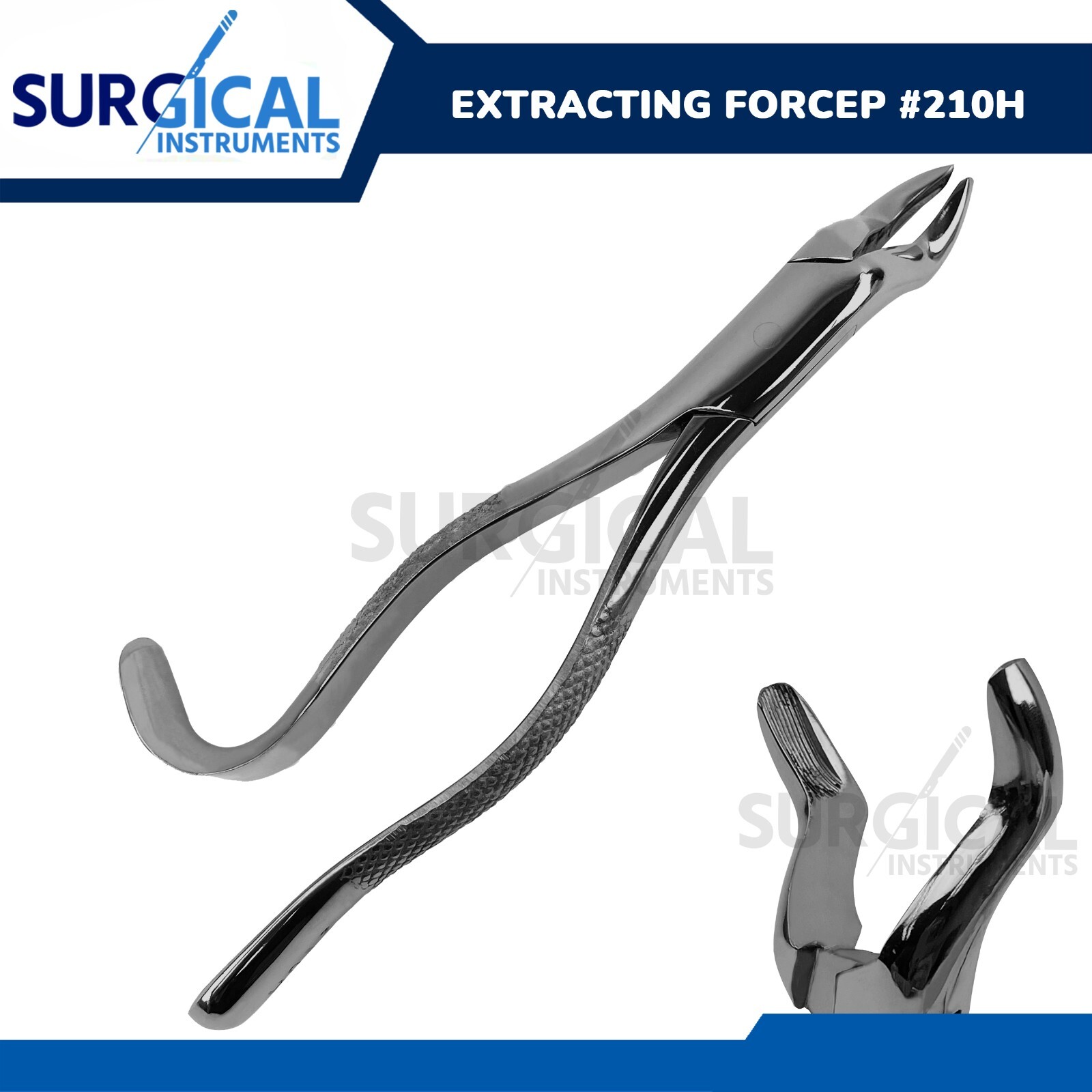 Extracting Forceps #210H Dental Surgical Instrument Stainless Steel German Grade