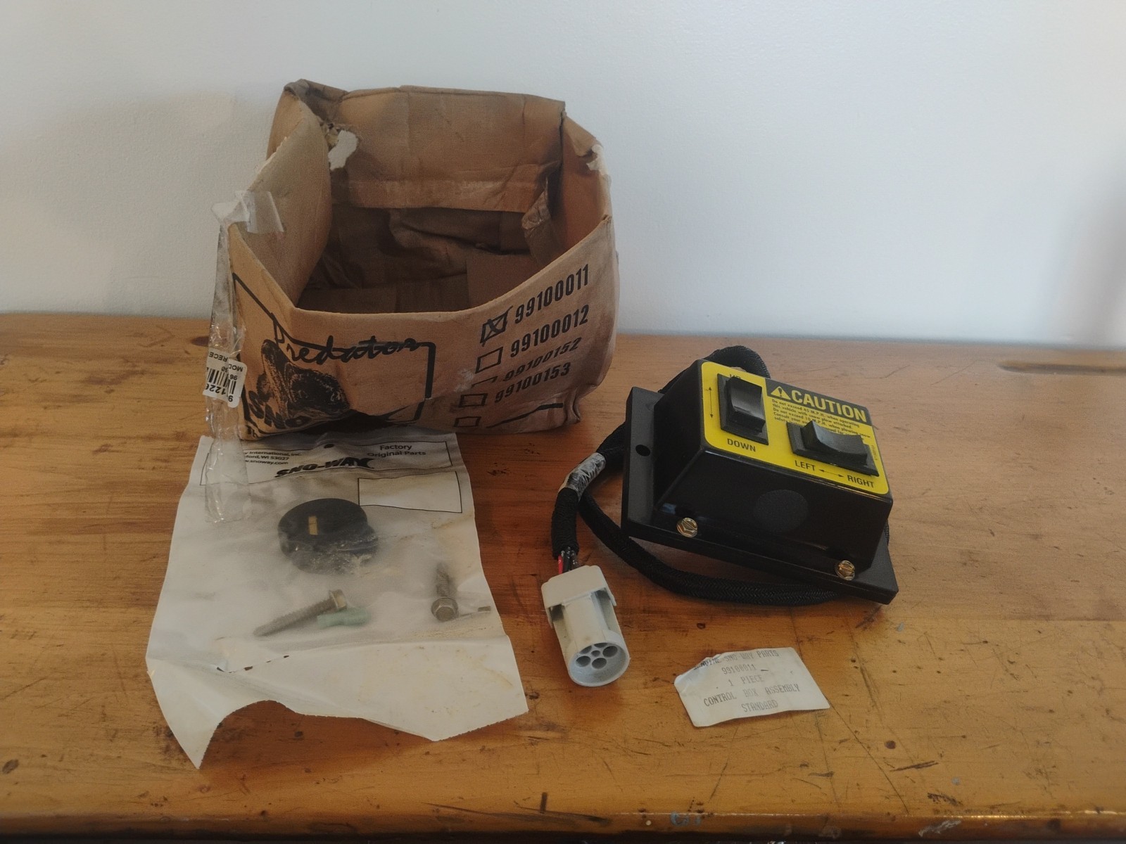 NOS Sno-Way Snow Plow Controller 97100016a 96100309 Oem Control Module 5 Wire