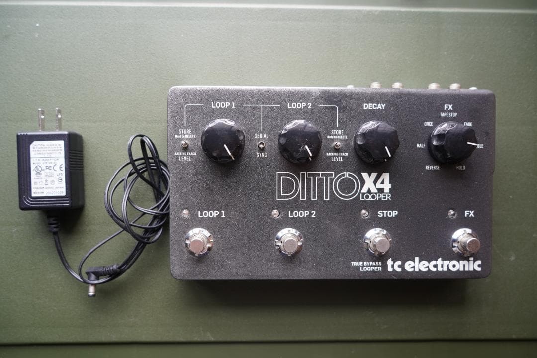 tc electronic DITTO X4 LOOPER with Power Adapter