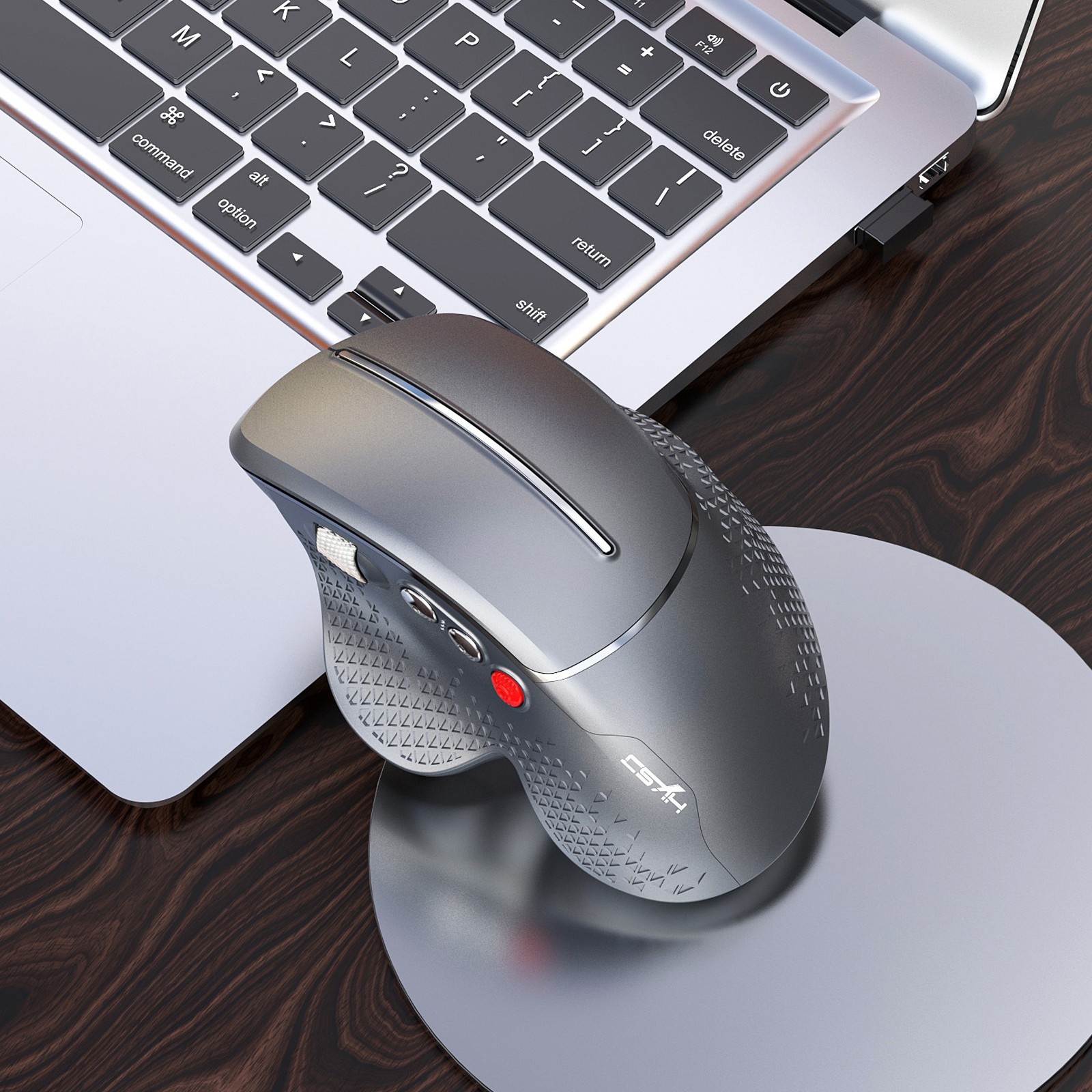 Wireless Vertical Mouse 2.4G Ergonomic Vertical Gaming Mouse 6-Button Desig EBSE