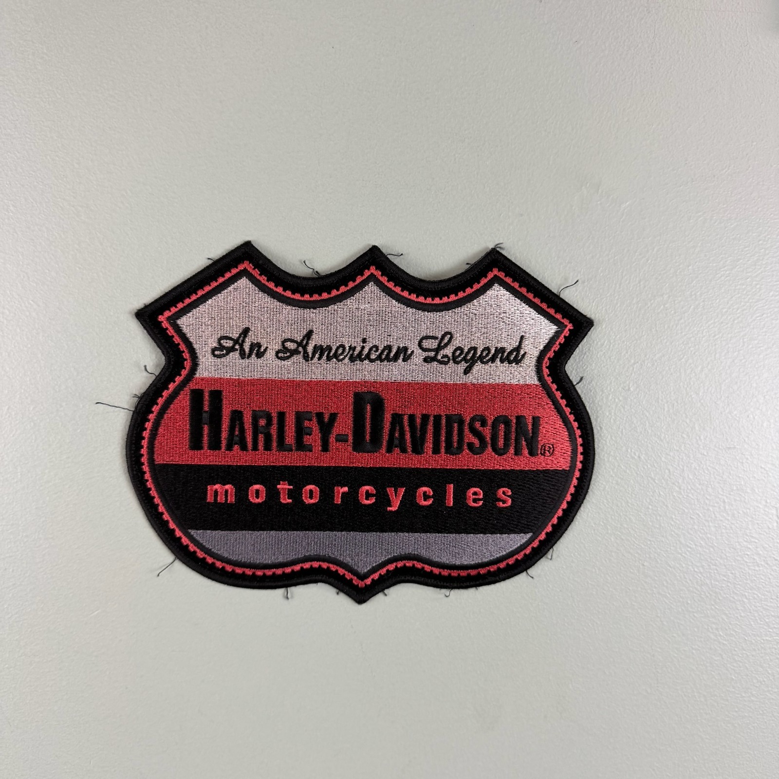 Vintage Harley Davidson Patch An American Legend 8" x 6" Great Condition